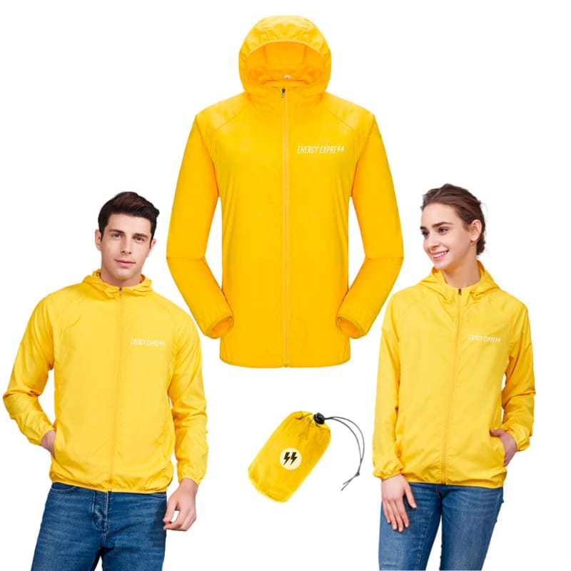 Capa De Chuva Jaqueta Impermeável Masculina Feminina Energy Amarela / S Outdoor 055