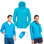 Capa De Chuva Jaqueta Impermeável Masculina Feminina Energy Azul Clara / S Outdoor 055