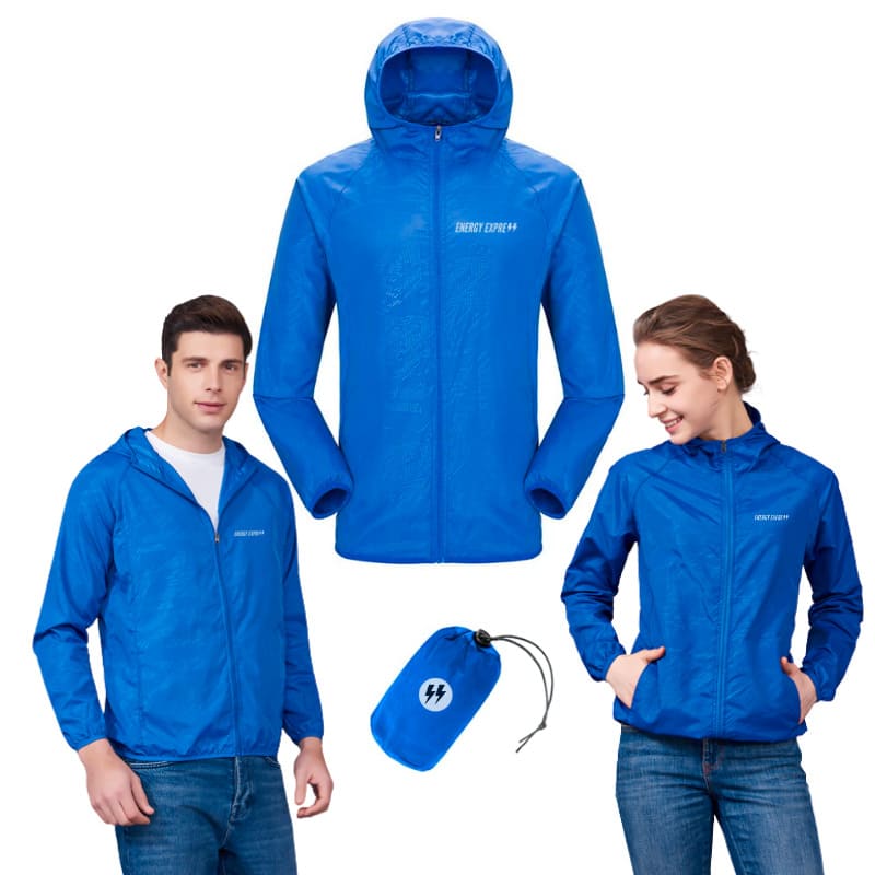 Capa De Chuva Jaqueta Impermeável Masculina Feminina Energy Azul / S Outdoor 055