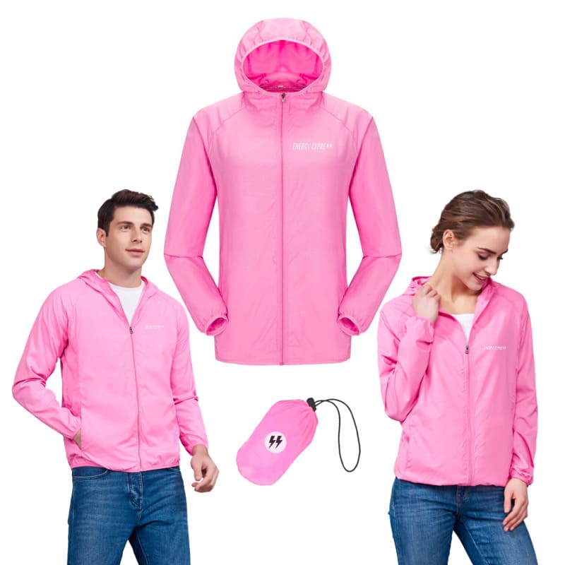 Capa De Chuva Jaqueta Impermeável Masculina Feminina Energy Rosa / S Outdoor 055