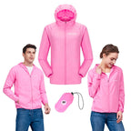 Capa De Chuva Jaqueta Impermeável Masculina Feminina Energy Rosa / S Outdoor 055