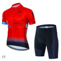 Conjunto Roupa Para Ciclismo Feminino Fluorescente Profissional Vermelho C/ Bermuda / Pp Outdoor 054