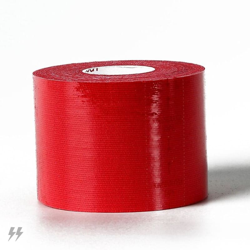 Fita Cinesiologia Kinesio Tape Premium Bandagem Elástica Vermelha Saude 034