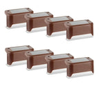 Iluminação Solar Externa Luminária Para Jardim Energy Marrom / 8 Peças Outdoor 070