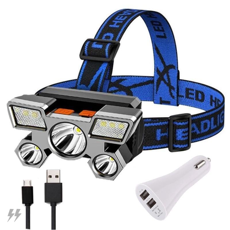 Lanterna De Cabeça Recarregável Energy Padrão Outdoor 062