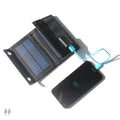 Painel Solar Portátil Dobrável Usb Camping Energy Preto Outdoor 061