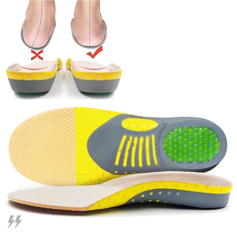 Palmilha Ortopédica Bilateral Para Tênis Gel Amortecedor Premium