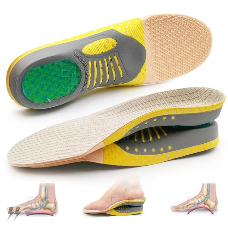 Palmilha Ortopédica Bilateral Para Tênis Gel Amortecedor Premium G (39 Ao 44)