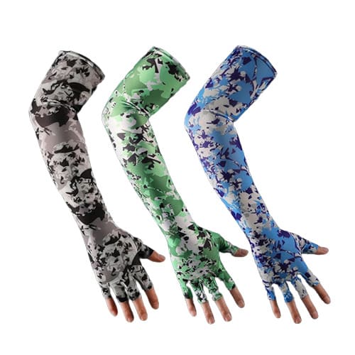 Par Luvas Sport de Manga Longa com Proteção UV