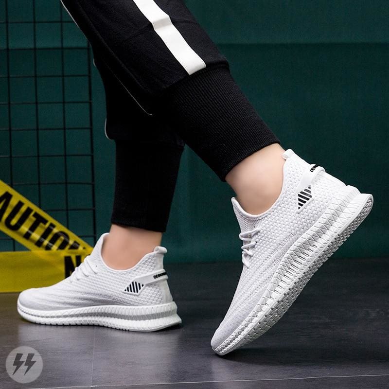 Tênis Esportivo Casual Masculino Feminino Basic Branco Energy Express